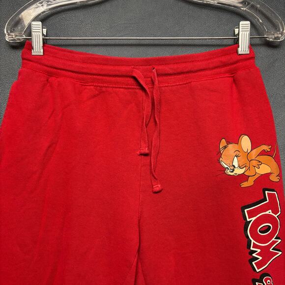 Tom & Jerry Sweatpants Joggers Short Pants Kids Medium Graphic Print Kidcore - Picture 6 of 9